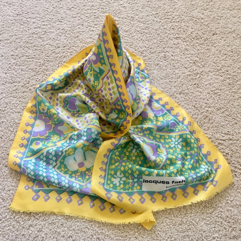 Jacques Fath boutique Paris scarf